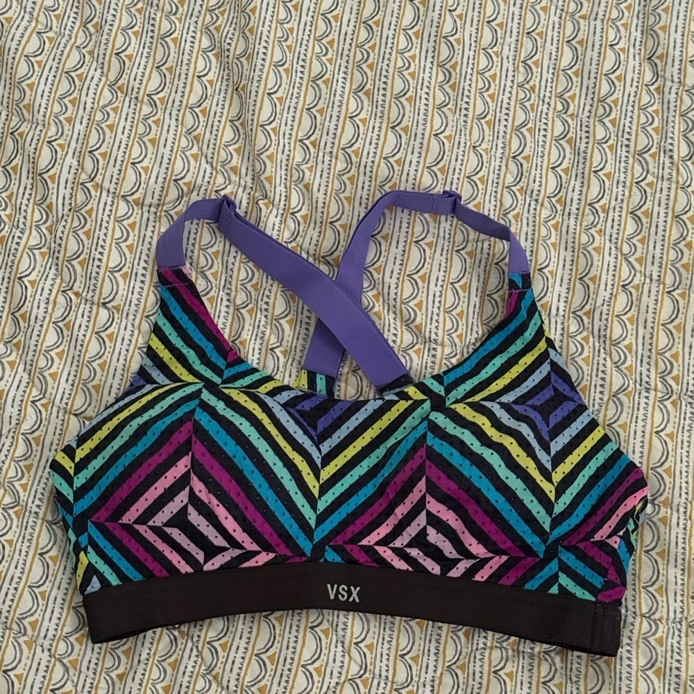 VSX Vibrant Geometric Sports Bra